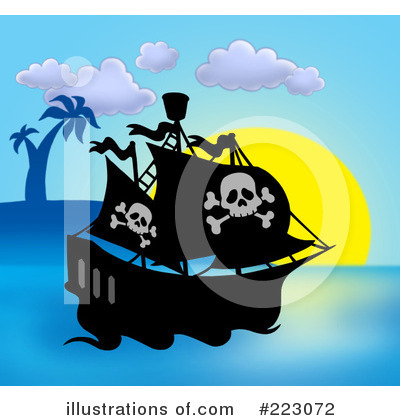 Royalty-Free (RF) Pirates Clipart Illustration by visekart - Stock Sample #223072