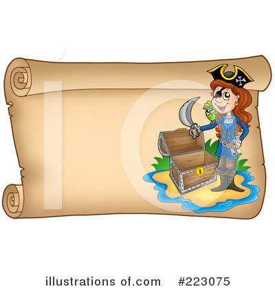 Royalty-Free (RF) Pirates Clipart Illustration by visekart - Stock Sample #223075
