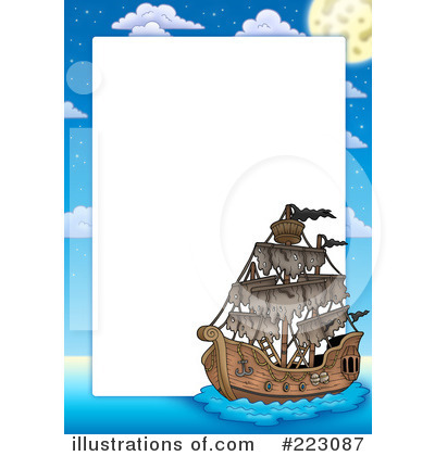 Royalty-Free (RF) Pirates Clipart Illustration by visekart - Stock Sample #223087