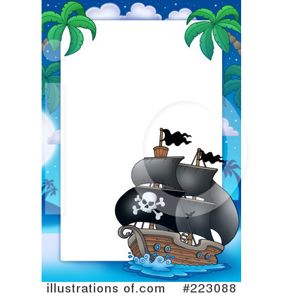 Royalty-Free (RF) Pirates Clipart Illustration by visekart - Stock Sample #223088