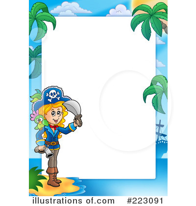 Royalty-Free (RF) Pirates Clipart Illustration by visekart - Stock Sample #223091