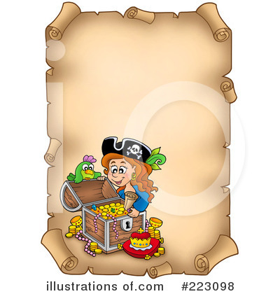 Royalty-Free (RF) Pirates Clipart Illustration by visekart - Stock Sample #223098