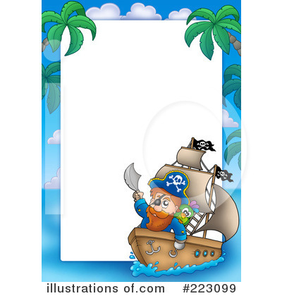 Royalty-Free (RF) Pirates Clipart Illustration by visekart - Stock Sample #223099