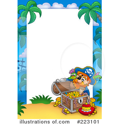 Royalty-Free (RF) Pirates Clipart Illustration by visekart - Stock Sample #223101