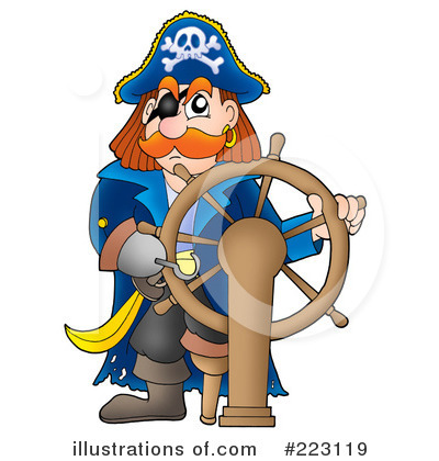 Royalty-Free (RF) Pirates Clipart Illustration by visekart - Stock Sample #223119