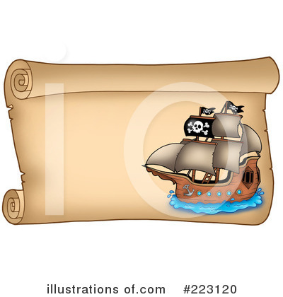 Royalty-Free (RF) Pirates Clipart Illustration by visekart - Stock Sample #223120