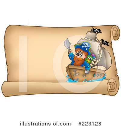 Royalty-Free (RF) Pirates Clipart Illustration by visekart - Stock Sample #223128