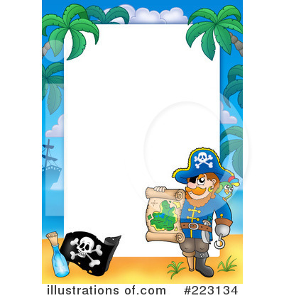 Royalty-Free (RF) Pirates Clipart Illustration by visekart - Stock Sample #223134