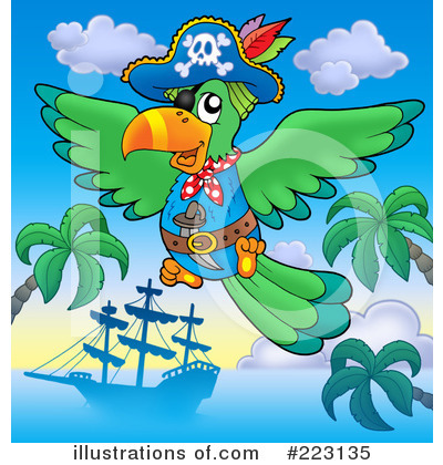 Royalty-Free (RF) Pirates Clipart Illustration by visekart - Stock Sample #223135