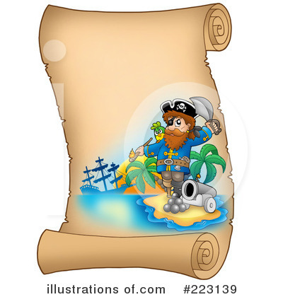 Royalty-Free (RF) Pirates Clipart Illustration by visekart - Stock Sample #223139