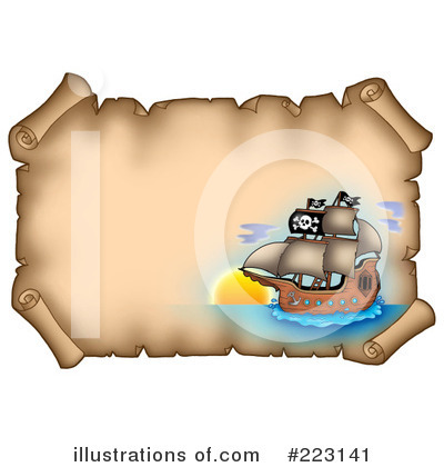 Royalty-Free (RF) Pirates Clipart Illustration by visekart - Stock Sample #223141