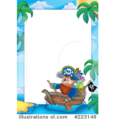 Royalty-Free (RF) Pirates Clipart Illustration by visekart - Stock Sample #223146