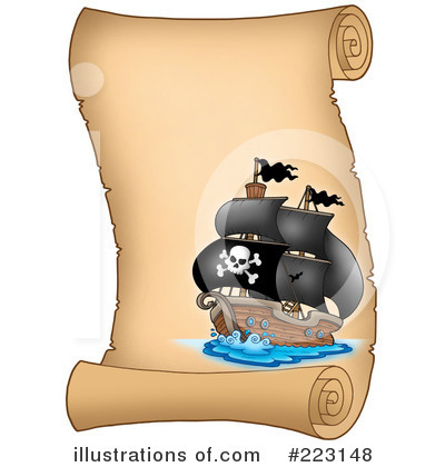 Royalty-Free (RF) Pirates Clipart Illustration by visekart - Stock Sample #223148