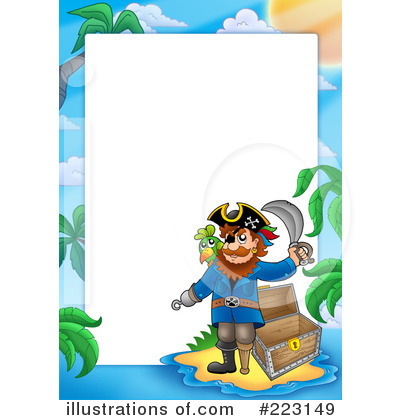 Royalty-Free (RF) Pirates Clipart Illustration by visekart - Stock Sample #223149