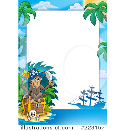 Royalty-Free (RF) Pirates Clipart Illustration by visekart - Stock Sample #223157