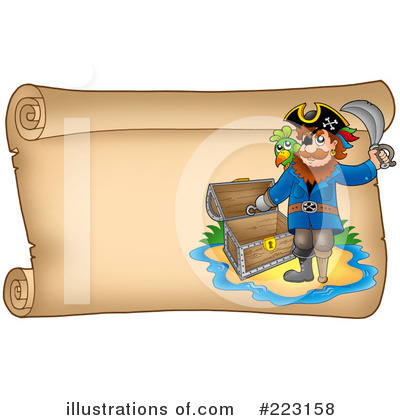 Royalty-Free (RF) Pirates Clipart Illustration by visekart - Stock Sample #223158