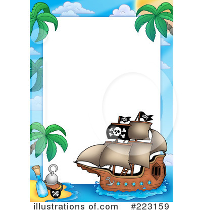 Royalty-Free (RF) Pirates Clipart Illustration by visekart - Stock Sample #223159