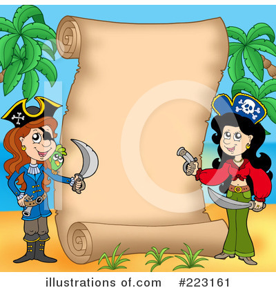 Royalty-Free (RF) Pirates Clipart Illustration by visekart - Stock Sample #223161
