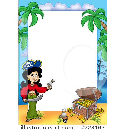 Royalty-Free (RF) Pirates Clipart Illustration by visekart - Stock Sample #223163