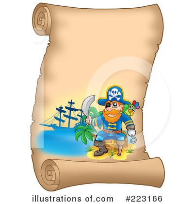 Royalty-Free (RF) Pirates Clipart Illustration by visekart - Stock Sample #223166