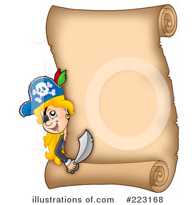 Royalty-Free (RF) Pirates Clipart Illustration by visekart - Stock Sample #223168