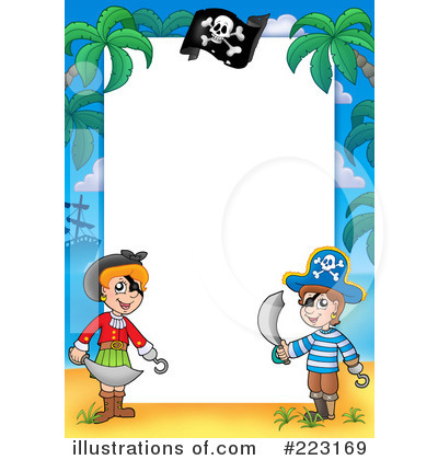 Royalty-Free (RF) Pirates Clipart Illustration by visekart - Stock Sample #223169