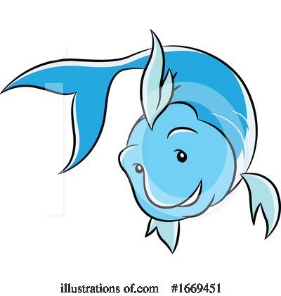 Royalty-Free (RF) Pisces Clipart Illustration by cidepix - Stock Sample #1669451
