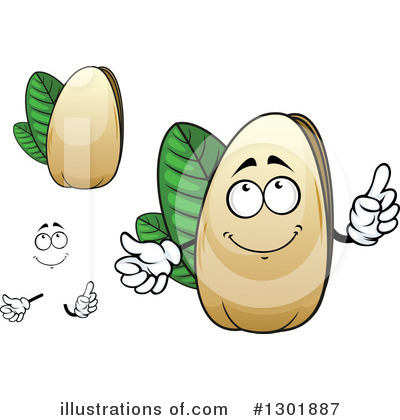 Royalty-Free (RF) Pistachio Clipart Illustration by Vector Tradition SM - Stock Sample #1301887