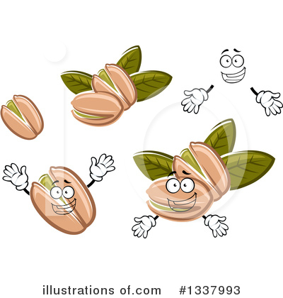Royalty-Free (RF) Pistachio Clipart Illustration by Vector Tradition SM - Stock Sample #1337993