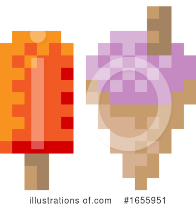 Royalty-Free (RF) Pixel Art Clipart Illustration by AtStockIllustration - Stock Sample #1655951