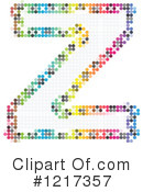 Pixelated Letter Clipart #1217357 by Andrei Marincas
