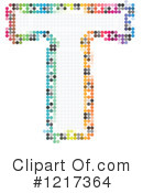 Pixelated Letter Clipart #1217364 by Andrei Marincas