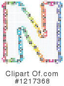 Pixelated Letter Clipart #1217368 by Andrei Marincas