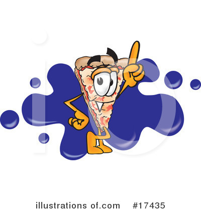 Royalty-Free (RF) Pizza Character Clipart Illustration by Mascot Junction - Stock Sample #17435
