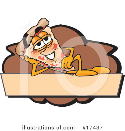 Royalty-Free (RF) Pizza Character Clipart Illustration by Mascot Junction - Stock Sample #17437