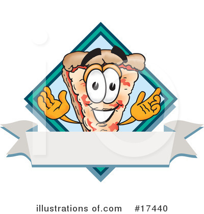 Royalty-Free (RF) Pizza Character Clipart Illustration by Mascot Junction - Stock Sample #17440