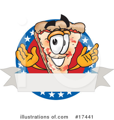 Royalty-Free (RF) Pizza Character Clipart Illustration by Mascot Junction - Stock Sample #17441
