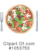 Pizza Clipart #1053753 by patrimonio
