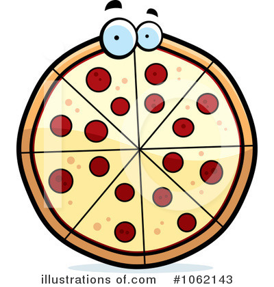 Royalty-Free (RF) Pizza Clipart Illustration by Cory Thoman - Stock Sample #1062143