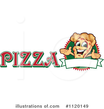 Royalty-Free (RF) Pizza Clipart Illustration by Mascot Junction - Stock Sample #1120149