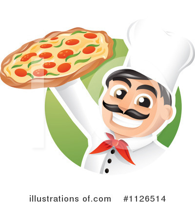 Pizza Chef Clipart #1126514 by TA Images