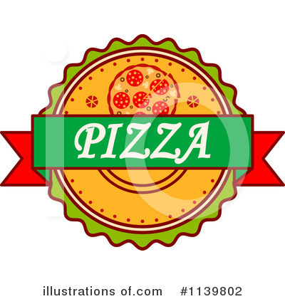 Royalty-Free (RF) Pizza Clipart Illustration by Vector Tradition SM - Stock Sample #1139802
