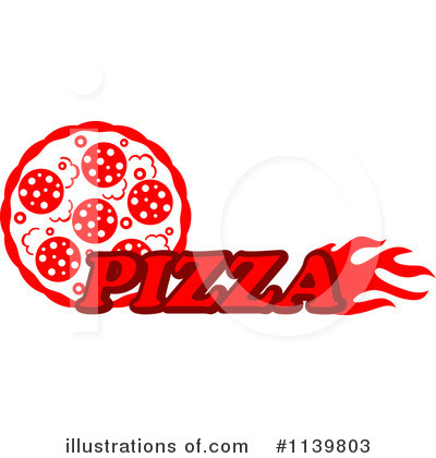 Royalty-Free (RF) Pizza Clipart Illustration by Vector Tradition SM - Stock Sample #1139803