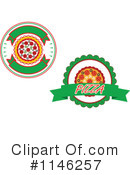 Pizza Clipart #1146257 by Vector Tradition SM