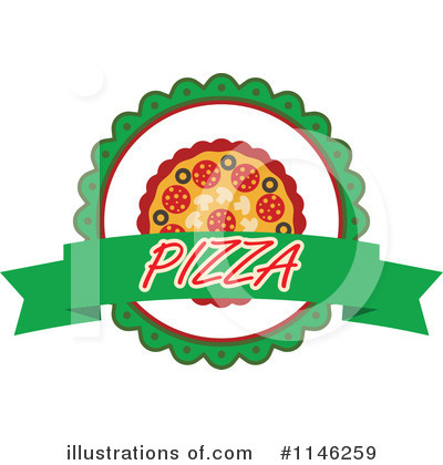 Royalty-Free (RF) Pizza Clipart Illustration by Vector Tradition SM - Stock Sample #1146259