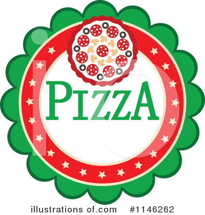 Royalty-Free (RF) Pizza Clipart Illustration by Vector Tradition SM - Stock Sample #1146262