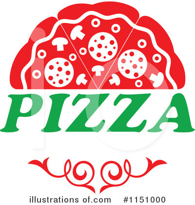 Royalty-Free (RF) Pizza Clipart Illustration by Vector Tradition SM - Stock Sample #1151000