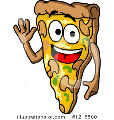 Royalty-Free (RF) Pizza Clipart Illustration by Vector Tradition SM - Stock Sample #1215500