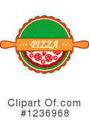 Pizza Clipart #1236968 by Vector Tradition SM