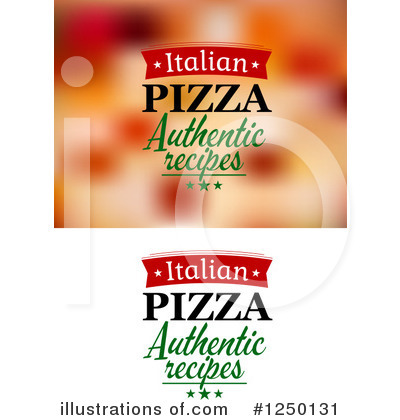 Royalty-Free (RF) Pizza Clipart Illustration by Vector Tradition SM - Stock Sample #1250131